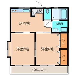 トピカ城ヶ崎の物件間取画像